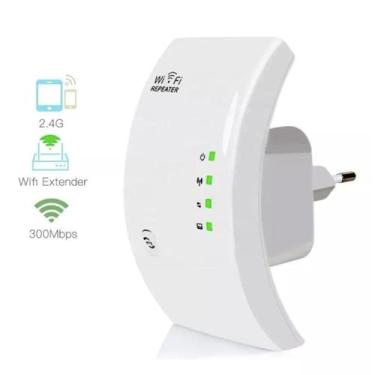 Imagem de Repetidor Wifi Sinal Wireless Amplificador Extensor Potente - Monac