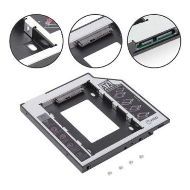 Imagem de Adaptador caddy para hd ssd sata tamanho:12,7mm - CMR