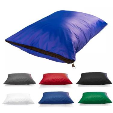 Imagem de Capa de Travesseiro Impermeável Hospitalar C/ Ziper 50x70cm - Fama, Az