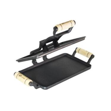 Imagem de Sanduicheira Misteira Báscula Ferro Fundido Santana 25x16 Cm