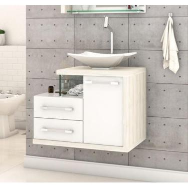 Imagem de Gabinete Armário p/Banheiro (Balcão C/cuba L38) Legno 650 - Compace, B