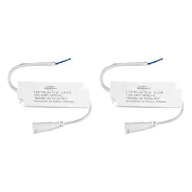 Imagem de Kit C/2 - Driver Reator Fonte P/Painel Led Blumenau 32W, Bivolt