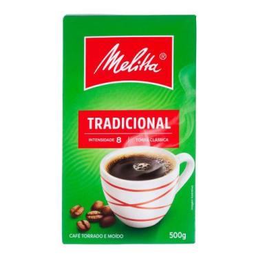Imagem de Café Tradicional Vácuo Torrado e Moído Melitta 500g