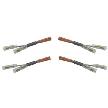 Imagem de Plug Adaptador Conector Mini Seta Honda Cg 160 Fan 4 Peças - Plasmoto