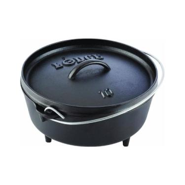 Imagem de Lodge Boy Scouts of America Acampamento de ferro fundido Forno holandês, Camp Dutch Oven, 4-Qt, 1