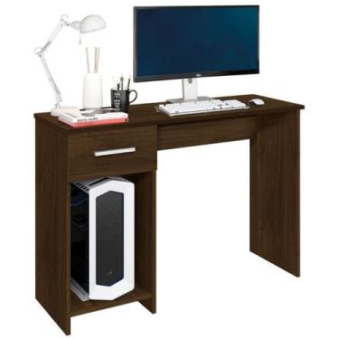 Imagem de Escrivaninha Mesa De Apoio Notebook Office Capuccino Prisma - Giga Mov