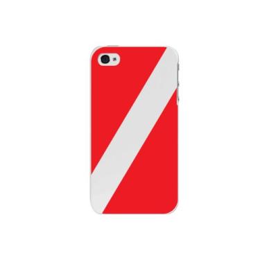 Imagem de Cellet Capa Proguard Bandeira de Scuba para Apple iPhone 4/4S - Branca