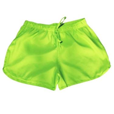Imagem de Kit 3 Shorts Feminino Tactel Plus Size Liso Praia Piscina e Verão - CO