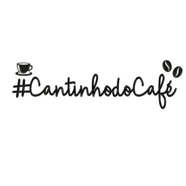 Imagem de Quadro Placa Decorativa para Parede Aplique Cantinho do Café - Cia Las