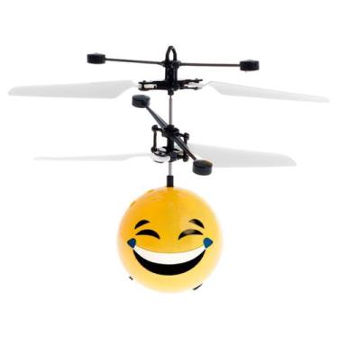 Imagem de Emoji Drone Brinquedo Mini Voador Com Sensor Mão - Art Brink, Rindo