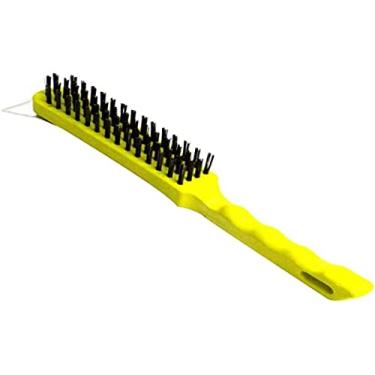 Imagem de Western Escova De Aço Com Raspador Metálico Amarelo 2576