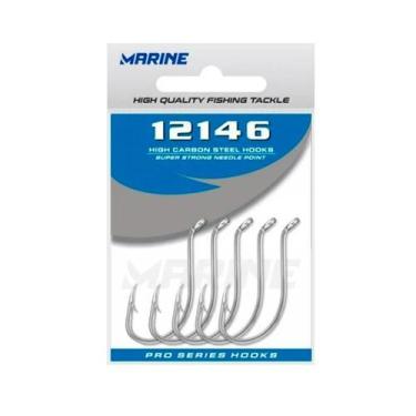 Imagem de Anzol Pesca Marine Sports 12146 Octopus Nickel Nº 12 Cartela Com 50 Un