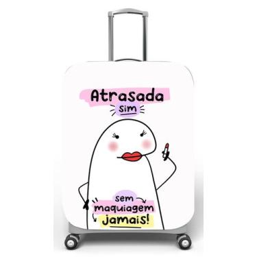 Imagem de Capa para mala de viagem G, medidas max C48x A75 x P29cm Flork Atrasad