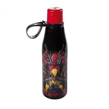Imagem de Garrafa Abre Facil Deadpool 530 Ml Marvel - Plasútil 017129 - Plas&uac