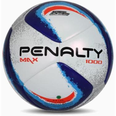 Imagem de Bola de Futsal MAX 1000 XXIV Branca - Azul - Vermelha - Penalty, Branc