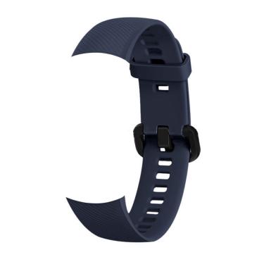 Imagem de Smartwatch Banda substituição Silica Gel Bracelet Strap Banda Acessórios Relógios da correia dos homens das mulheres pulseiras para azul Honor faixa escura 5