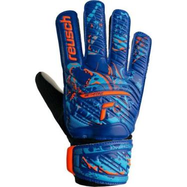 Imagem de Luva de Goleiro Reusch Attrakt Starter Solid - Azul, 10