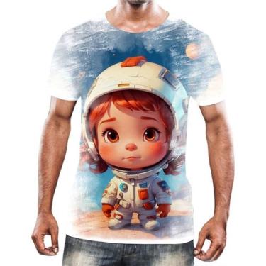 Imagem de Camiseta Camisa Crianças Astronautas Planetas Galáxias 11 - Enjoy Shop