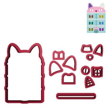 Imagem de Cortador Modular Gabby Casa Mágica Completa - DOCE IMPRESSO,  12cm