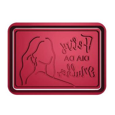 Imagem de Cortador Dia da Mulher Placa Silhueta Mulher Linda - DOCE IMPRESSO, 7c