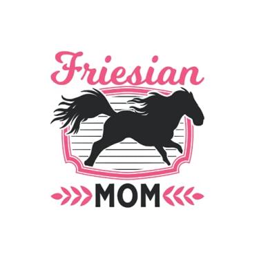 Imagem de Friesenpferd Notizbuch: Fresian Mom Friesenpferd Reiterin Friese Pferd / 6x9 Zoll / 120 ausfüllbare Seiten Seiten