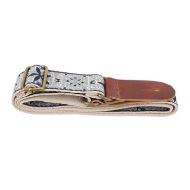 Imagem de Alça de Ukulele, Fivela de Metal Estilo Bordado, Cinto de Ombro Ajustável para Banjo Bandolim (Estilo 2)