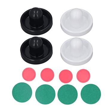 Imagem de Air Hockeys Empurrador, conjunto de empurrador de hóquei de ar de longa duração, 12 peças de resistência a alto impacto para mesas de jogo (tipo E)