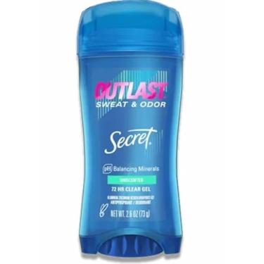 Imagem de Secret Desodorante antitranspirante Outlast Xtend, gel transparente, sem perfume, 73 g (pacote com 2)