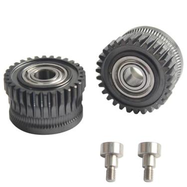 Imagem de Kit de engrenagens de extrusora compatível com impressora 3D Creality K1/K1 Max/K1C Todas as engrenagens de transmissão de filamento de metal revestimento DLC alta dureza 3D acessórios peças