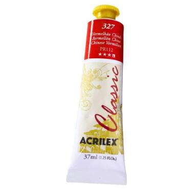 Imagem de Tinta Oleo Tela Colors Classics Acrilex 37ml Escolha A Cor, 327 - VERM