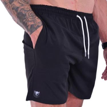 Imagem de Short Masculino Treino Dry Fit Mauricinho Sarja Premium Tectel Liso - 