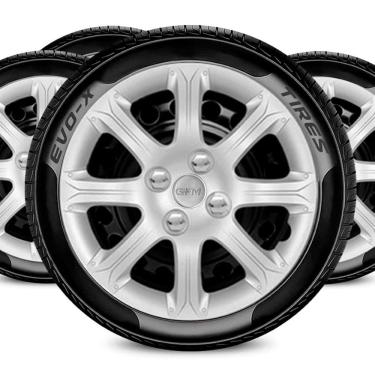 Imagem de Jogo Calota Aro 14 4x100 Design Palio Compatível Fiat