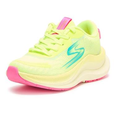 Imagem de Skechers Tênis feminino Max Cushion Ascend-Aura, Limão/Multi, 11 Little Kid