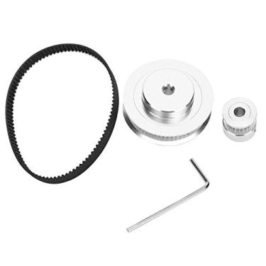 Imagem de Polia de Tempo de Alumínio 60 Dentes, Acionamento de Alta Velocidade, Estabilidade, para Impressora 3D, Máquina CNC