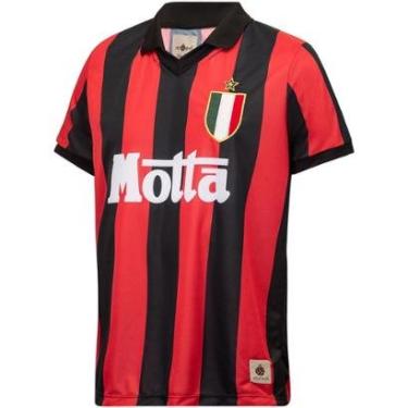 Imagem de Camisa Milan Retrô 1991 Masculina-Masculino