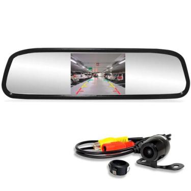 Imagem de Retrovisor Tela LCD + Câmera de Ré HD para Carros - VEICULAR