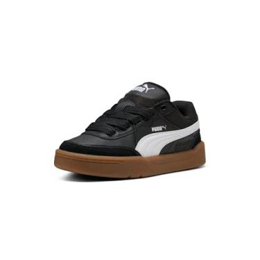 Imagem de PUMA Tênis infantil unissex Park Lifestyle Sk8, Preto/branco, 18