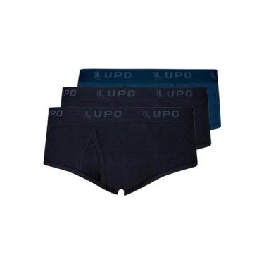 Imagem de Kit com 3 Cuecas Slip Lupo com Abertura 546-002 Colorido, Preto, M