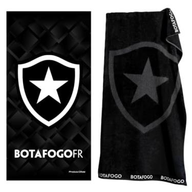 Imagem de Kit 2 Toalhas Botafogo Banho Praia e Piscina Oficial Aveludada Licenciado Buettner