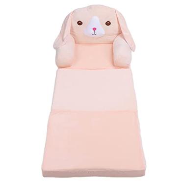 Imagem de Grcfumo Sofá infantil removível, tecido para cachorrinhos e esponja dobrável, poltrona infantil, sofá-cama aberto para jardim de infância de hotel doméstico (3 Tier)