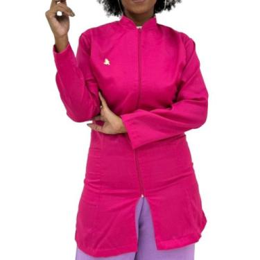 Imagem de Jaleco OXFORD Manga Longa. - Aide Jalecos,  Pink, PP