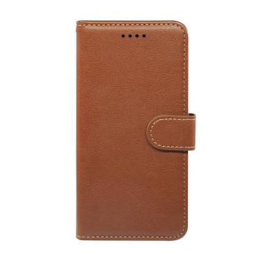 Imagem de LYJSMGZ Capa carteira para iPhone 16E, capa de couro com aba e compartimento para cartão de visita, fecho magnético, meias para telefone, laranja, 16E