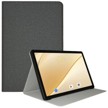Imagem de AKNICI Capa para tablet ALLDOCUBE iPlay 70 Pro de 11 polegadas, capa fólio fina de couro PU com capa traseira de TPU macio para despertar/hibernar automaticamente, suporte dobrável para vários ângulos
