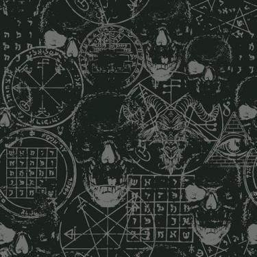 Imagem de VistaPalette Preto escuro cinza crânio gótico arte abstrata geométrico descascar e colar papel de parede decoração de parede autoadesivo papel de parede adesivo em contato fácil de remover para