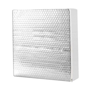 Imagem de Capa de claraboia para trailer, verão, inverno, regulação de temperatura, isolador de claraboia RV com superfície refletiva e zíper, isolador de ventilação antiderrapante para trailer de viagem