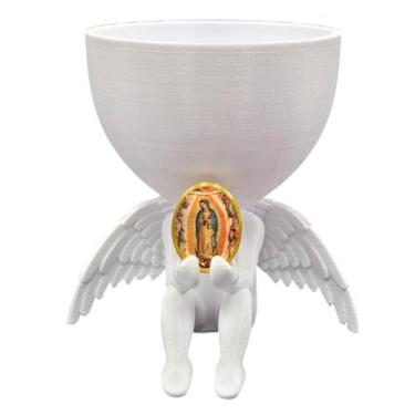 Imagem de Anjo da Guarda Anjinho Nossa Senhora de Guadalupe Vasinho - Point da F