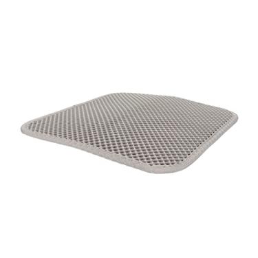 Imagem de Tapete de Maca de Gato Antiderrapante de Camada Dupla Akozon - Tapete de Cama para Animais de Estimação para Gaiola de Gato e Caixa de Cachorro - Armadilha de Lixo de Limpeza