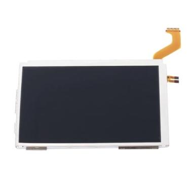 Imagem de Gxcdizx Tela LCD superior atualizada 2024 para tela LCD 3DS XL, acessórios de peças de reposição, tela LCD superior superior para jogos do sistema 3DS XL