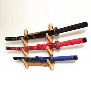 Imagem de Suporte de espada suporte de espada de piso multicamada, suporte de parede para pendurar espadas, suporte para katana, prateleiras para armas de 1 a 12 camadas, suporte de exibição vertical para
