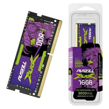 Imagem de Memória RAM DDR4 SODIMM PUSKILL - 4GB, 8GB e 16GB (2133MHz, 2400MHz e 
